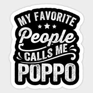 My Favorite People Calls Me Poppo Sticker